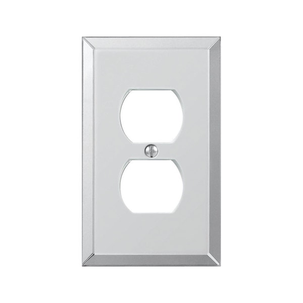 Amerelle Amerelle Clear 1 gang Acrylic Duplex Wall Plate 1 pk 66D - main